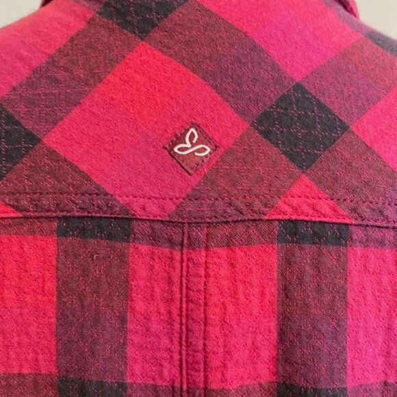 Prana Bridget Lined Pink Flannel Size Small - Picture 4 of 9